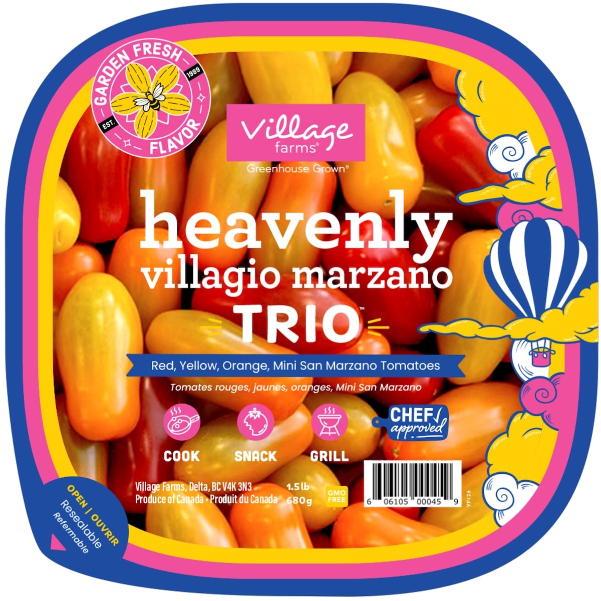null Villagio Marzano Tomatoes Trio 680 g, $0.88/100g