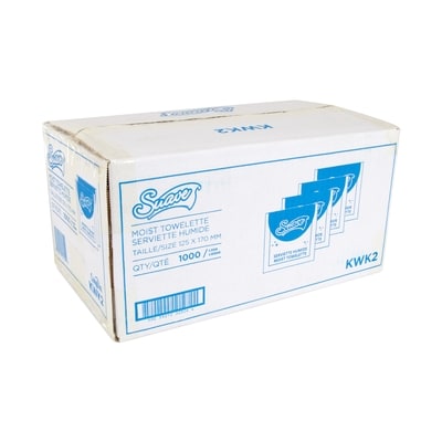 Suave Moist Towelette 125mm x 170mm 1000/Case 1 ea, $19.99/1ea