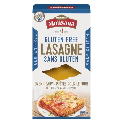 Regina molisana Gluten Free Lasagne 250 g, $1.80/100g