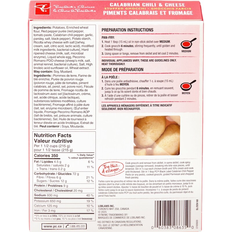 Flavour Explosion Calabrian Chili & Cheese Stuffed Gnocchi