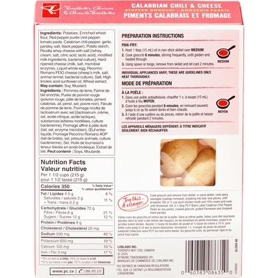 Gnocchis farcis aux piments calabrais et fromage Explosion de goût