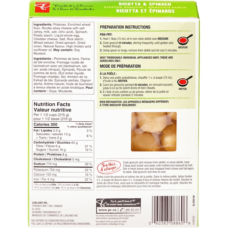 Flavour Explosion Ricotta & Spinach Stuffed Gnocchi