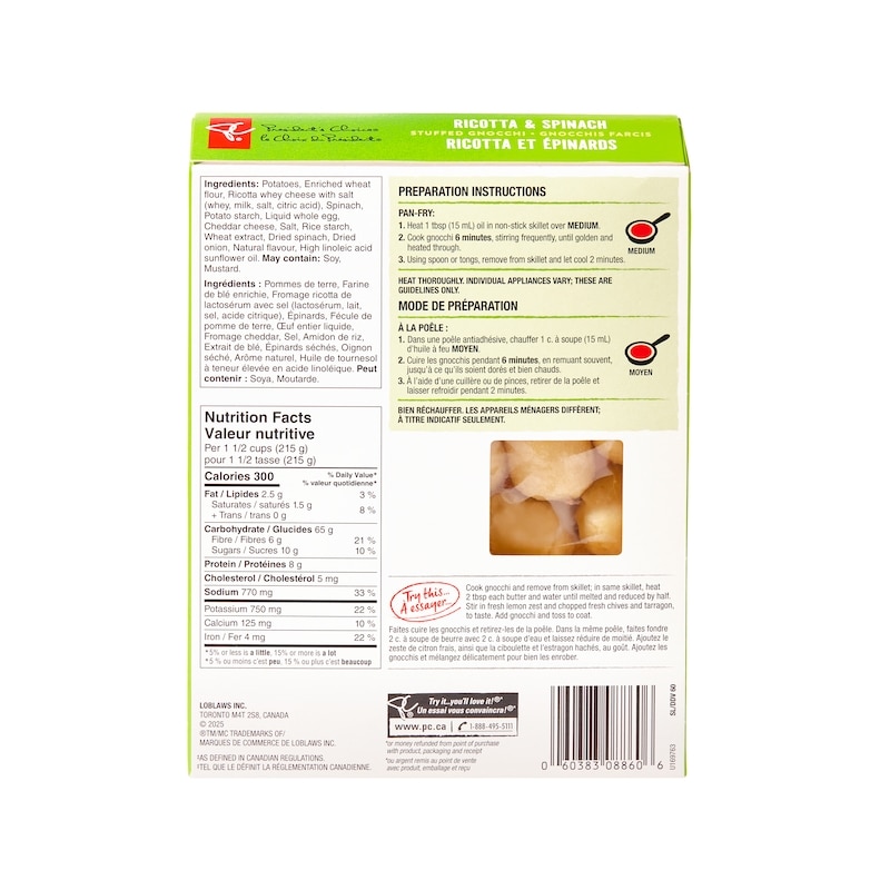 Flavour Explosion Ricotta & Spinach Stuffed Gnocchi