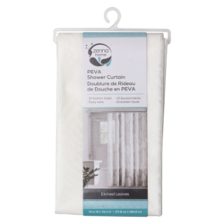 Zenna Home PEVA Shower Curtain 1 ea, $10.00/1ea
