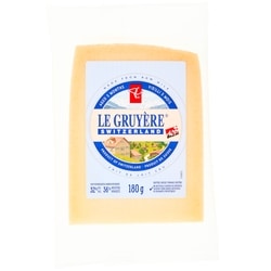 le Choix du Président Fromage gruyère 180 g, 6,11 $/100g