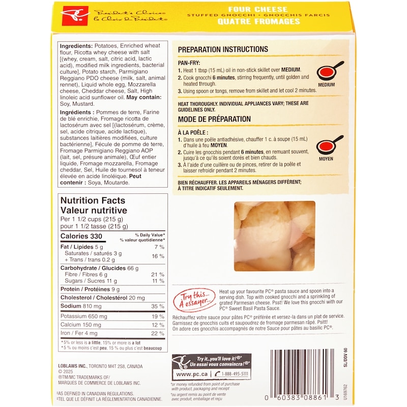 Flavour Explosion Four Cheese Stuffed Gnocchi