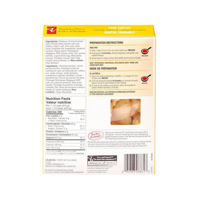 Flavour Explosion Four Cheese Stuffed Gnocchi