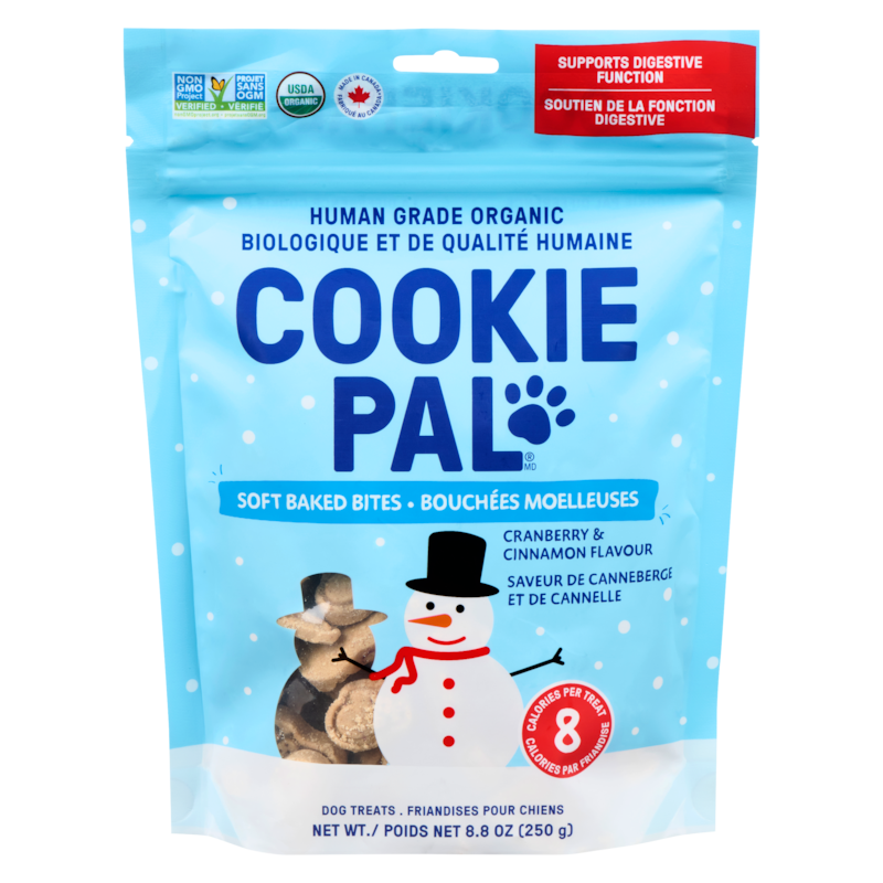 Cookie Pal Dog Treats Soft Baked Bites Cranberry & Cinnamon