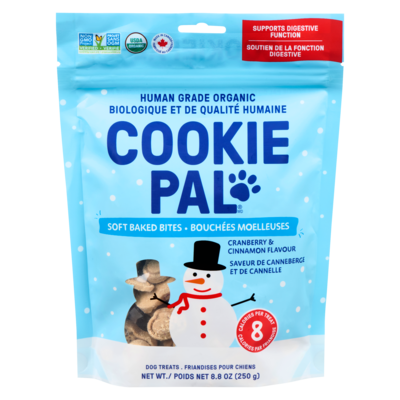 Cookie Pal Friandises pour chiens bouchées moelleuses saveur de canneberge et de cannelle 250 g, 2,80 $/100g
