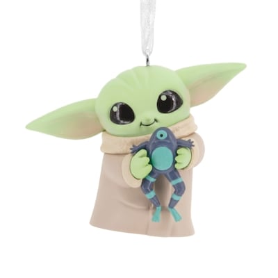 Hallmark Star Wars Christmas Ornament (The Mandalorian Grogu With Frog) 1 ea, $13.00/1ea
