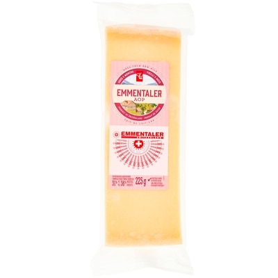 le Choix du Président Fromage emmentaler AOP 225 g, 4,88 $/100g