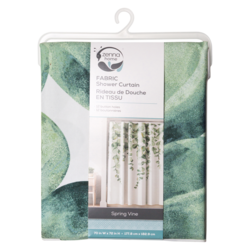 Zenna Home Fabric Shower Curtain, Spring Vine 1 ea, $20.00/1ea