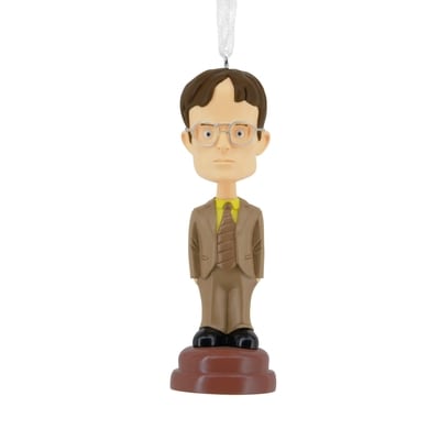 Hallmark Ornament, Resin Figural Dwight Schrute 1 ea, $13.00/1ea