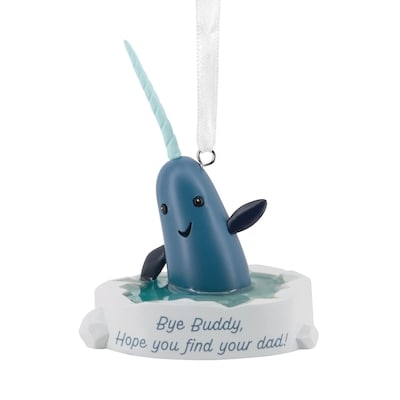Hallmark Ornement Resin Figural Narwhal 1 ea, 13,00 $/1ch