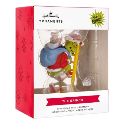 Dr. Seuss's Grinch Christmas Ornament (Grinch on Ladder)