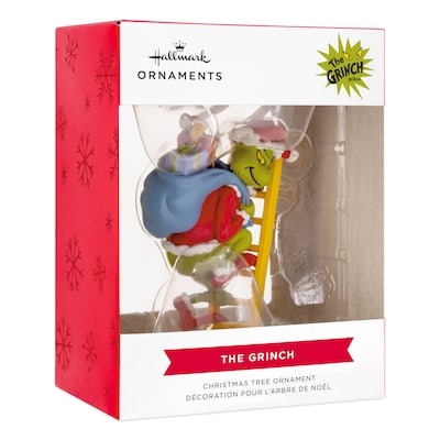 Échelle décorative en résine de Grinch