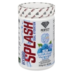 Perfect Sports Mélange pour boisson hydratante poudre framboise bleue 333 g, 12,91 $/100g