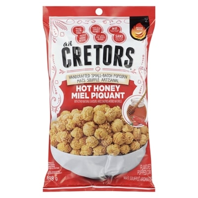 G.H. Cretors Maïs soufflé aromatisé miel piquant moyen 198 g, 3,53 $/100g