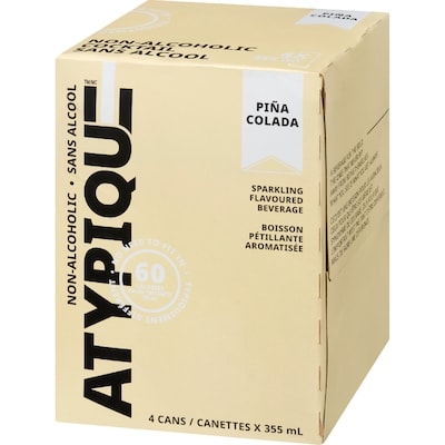 Boisson pétillante aromatisée piña colada