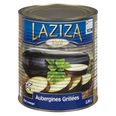 Laziza Aubergines grillées 2.84 l, 0,46 $/100ml