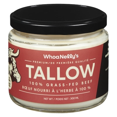 WhoaNelly's Premium Tallow 100% Grass-Fed Beef 300 ml, $8.33/100ml