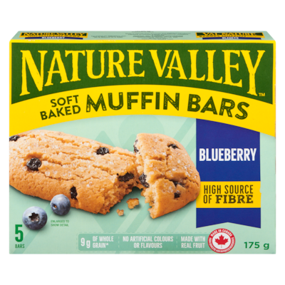 Nature Valley Soft Baked Muffin Bars Blueberry 175 g, $2.29/100g