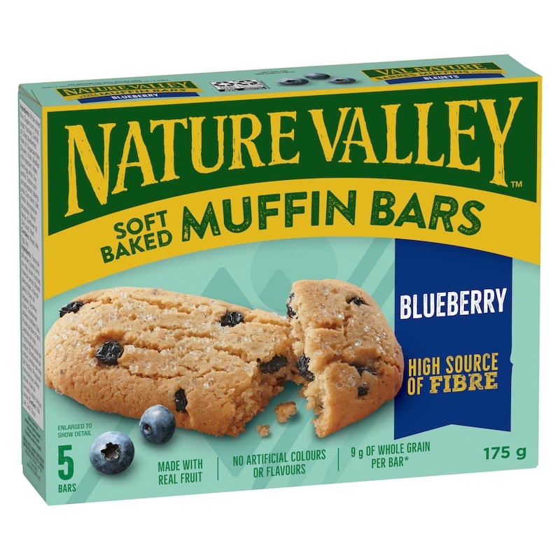 Soft Baked Muffin Bars Blueberry