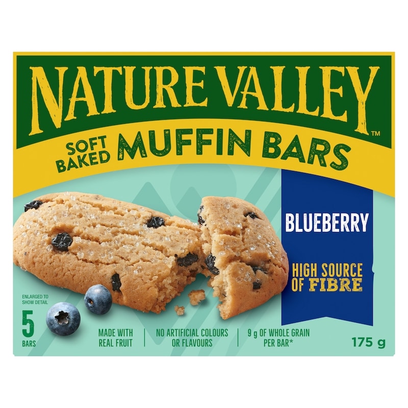 Soft Baked Muffin Bars Blueberry