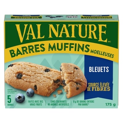 Nature Valley Barres muffins moelleuses bleuets 175 g, 3,42 $/100g