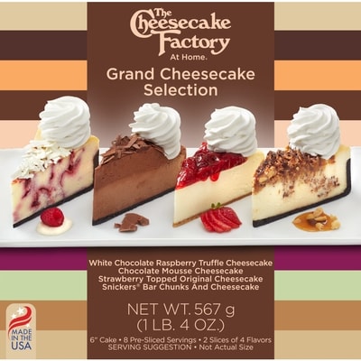 The Cheesecake Factory Grand Selection Cheesecake 567 g, $4.41/100g
