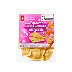 President's Choice Chicken and Roasted Garlic Ravioli 255 g, $1.96/100g