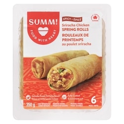 Sum-m Spring Rolls, Spicy Sriracha Chicken 350 g, $1.71/100g