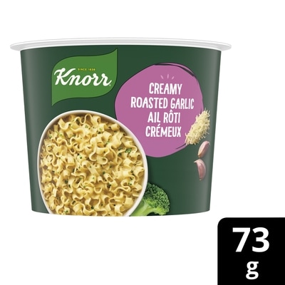 Knorr Creamy Roasted Garlic Pasta Cup 73 g, $4.10/100g