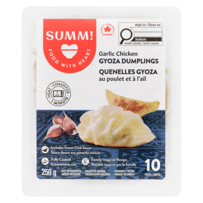 Sum-m Gyoza poulet à l'ail 250 g, 1,94 $/100g