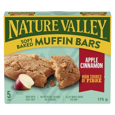 Nature Valley Soft Baked Muffin Bars Apple Cinnamon 175 g, $3.42/100g