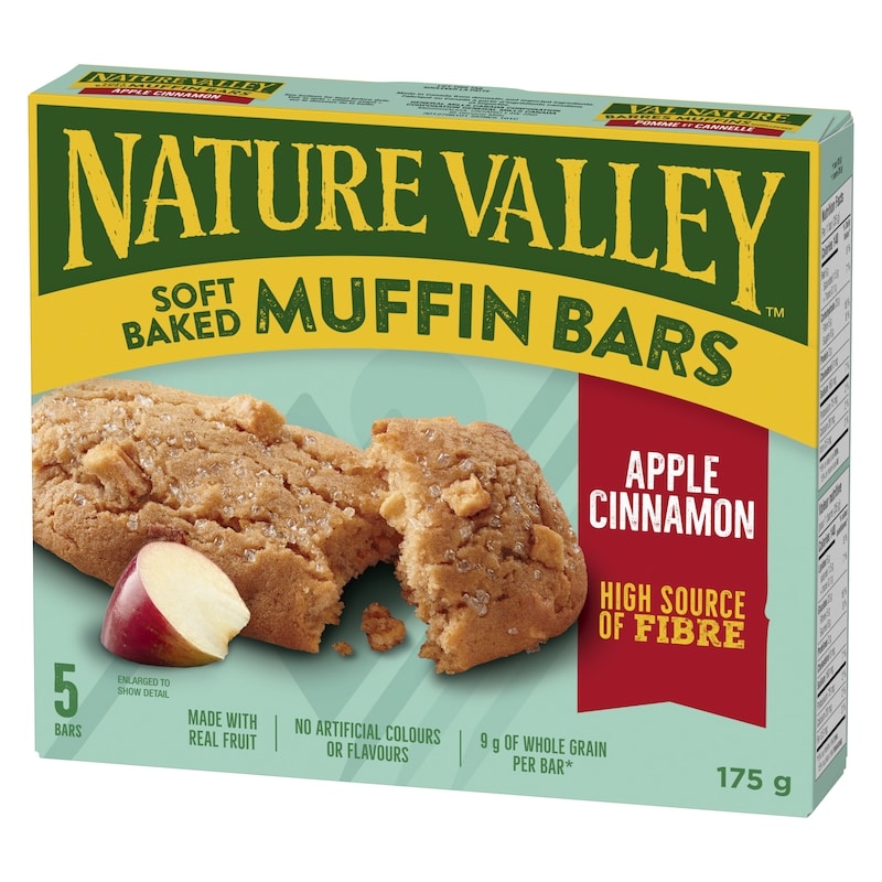 Soft Baked Muffin Bars Apple Cinnamon