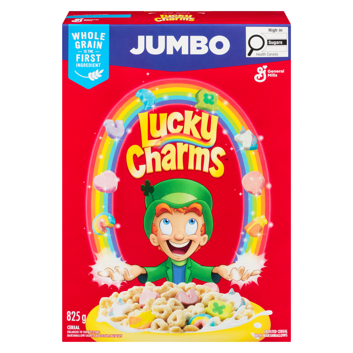 General Mills Lucky Charms Cereal, Jumbo Size