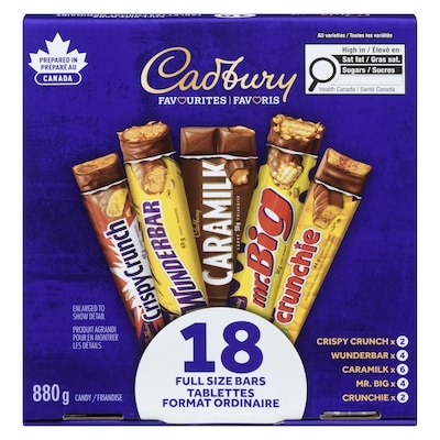 Cadbury Candy 880 g, $2.27/100g