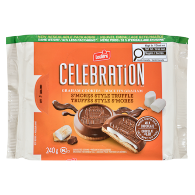 Celebration Graham Cookies S'mores Style Truffle