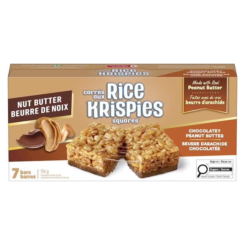 Rice Krispies Bars Chocolatey Peanut Butter