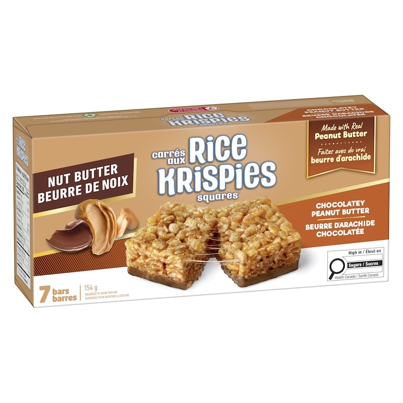 Rice Krispies Bars Chocolatey Peanut Butter