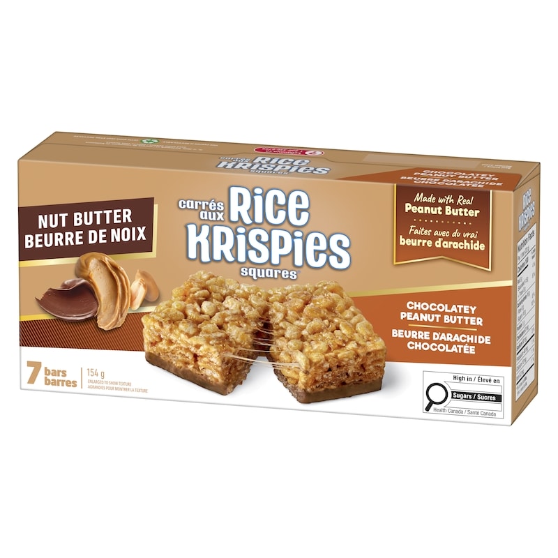 Rice Krispies Bars Chocolatey Peanut Butter