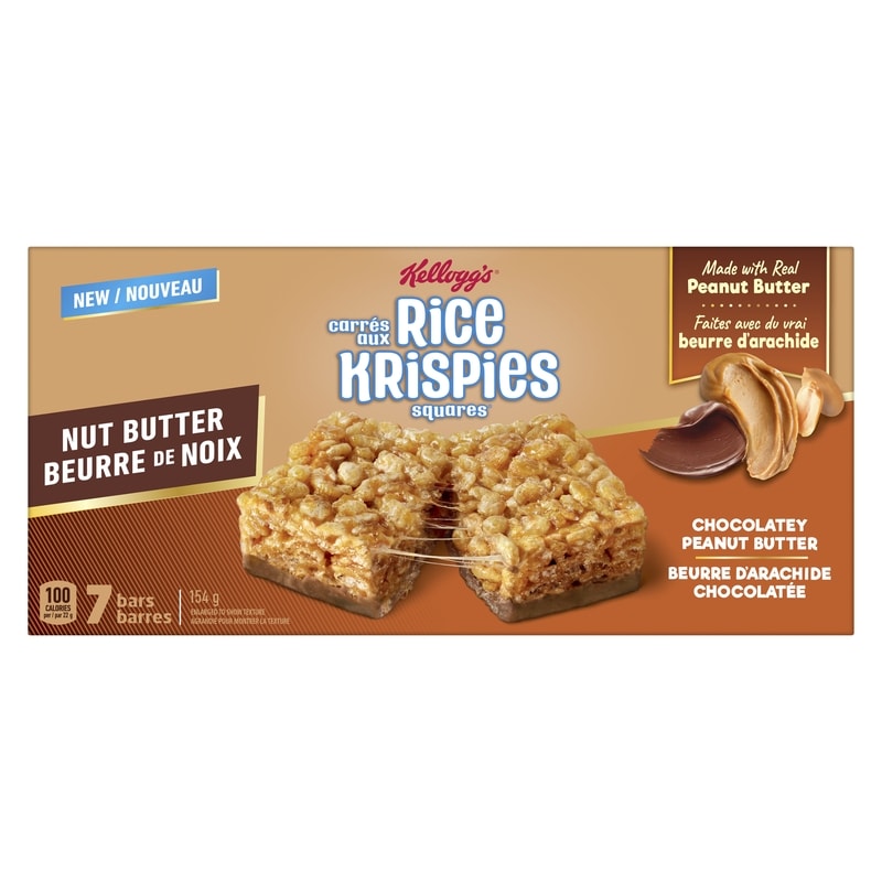 Rice Krispies Bars Chocolatey Peanut Butter