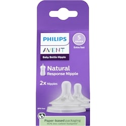 Baby Bottle Nipple Natural Response Nipple 5 Extra Fast