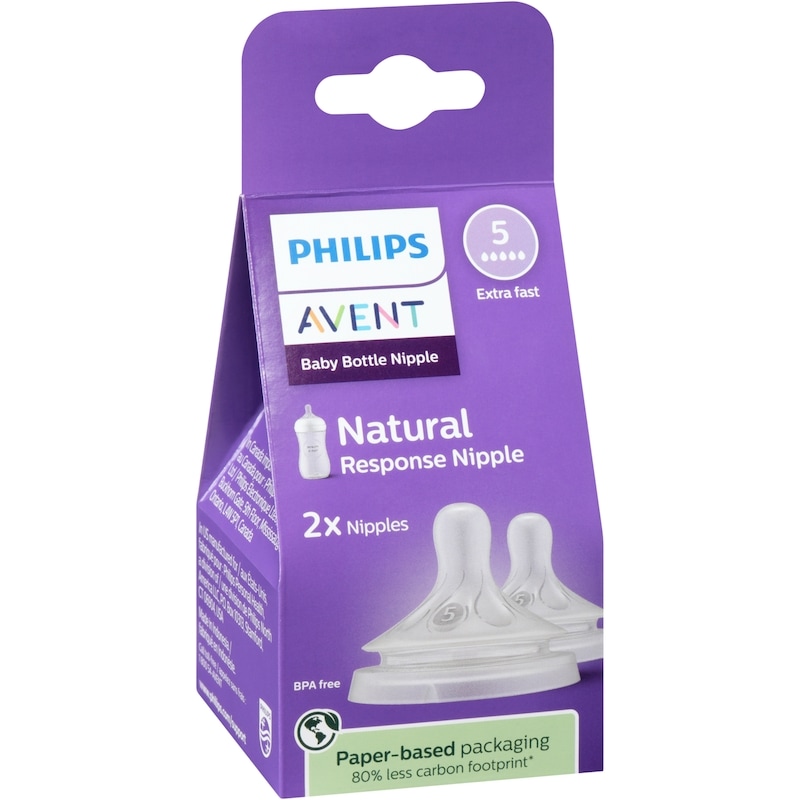 Baby Bottle Nipple Natural Response Nipple 5 Extra Fast