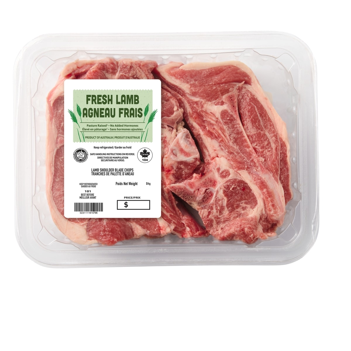 null Lamb Shoulder Chop, Australian $26.43/1kg $11.99/1lb