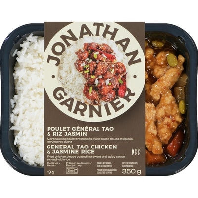 Jonathan Garnier General Tao Chicken & Jasmine Rice 350 g, $2.29/100g