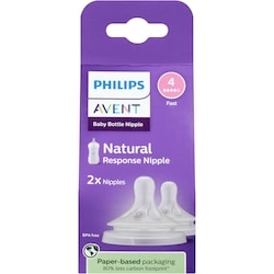 Philips Baby Bottle Nipple Natural Response Nipple 4 Fast 2 ea, $4.03/1ea