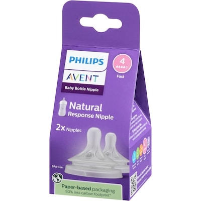 Baby Bottle Nipple Natural Response Nipple 4 Fast
