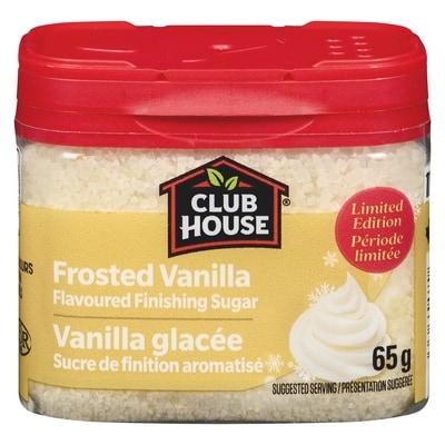 Club House Flavoured Finishing Sugar Frosted Vanilla Limited Edition 65 g, $6.91/100g